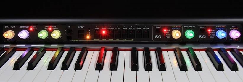 Crumar Seven - Panel de control con encoders RGB