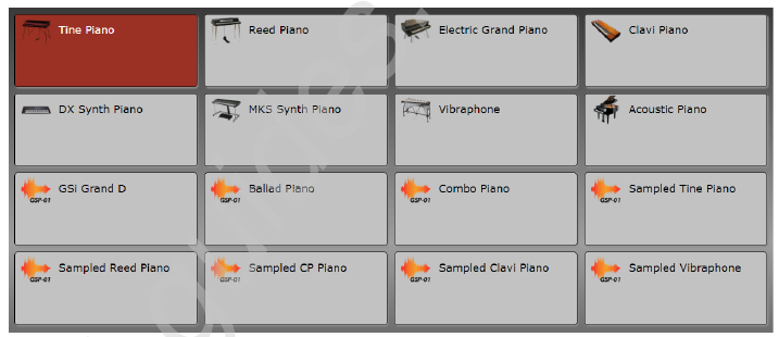 P&Aacute;GINA: SELECCIONAR PIANO