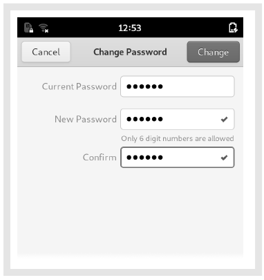 Cambie su c&oacute;digo de acceso - Paso 2