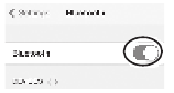 Captura de pantalla de la configuraci&oacute;n de Bluetooth