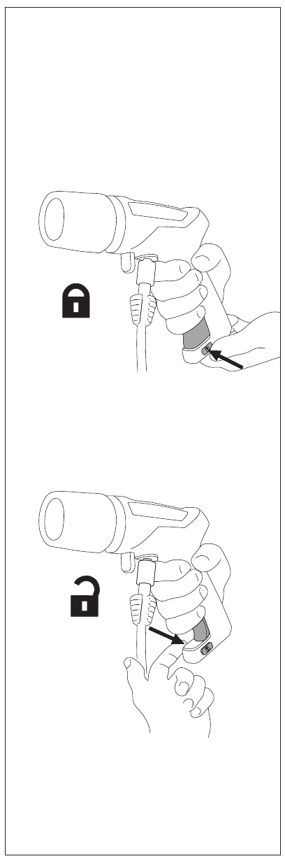 BLOQUEO/DESBLOQUEO DE SEGURIDAD DE LA PISTOLA PG3