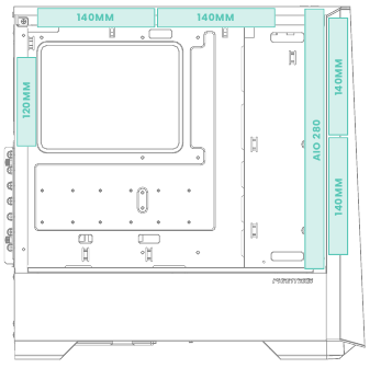 REFRIGERADOR AIO FRONTAL 280