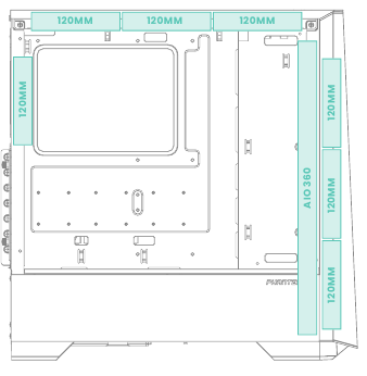 REFRIGERADOR AIO FRONTAL 360 