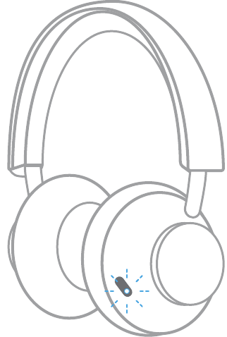 Emparejar la unidad con auriculares inal&aacute;mbricos - Paso 2