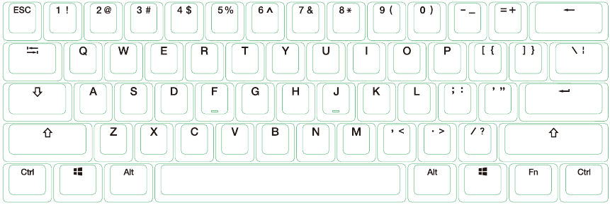 Ducky One 2 Mini - Capa est&aacute;ndar