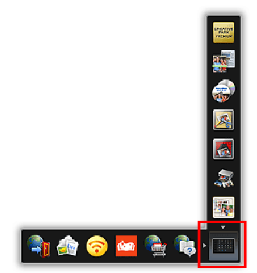 A&ntilde;adir iconos de funci&oacute;n al Men&uacute; de accesos directos - Paso 1