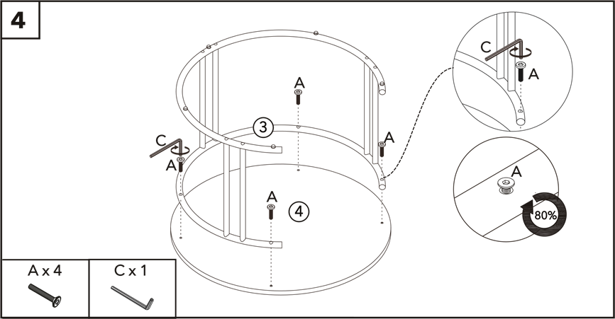 Instrucciones de montaje - Paso 3