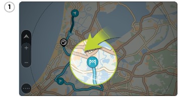 Guardar sus lugares favoritos - Paso 1
