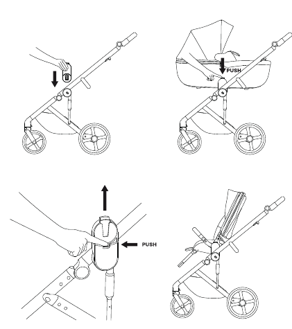 ADAPTADORES PARA EL CAPAZO Y LA SILLA DE PASEO