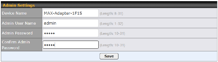 Acceso local a la interfaz de usuario de configuraci&oacute;n del dispositivo - Paso 2