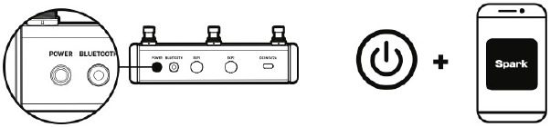 Conexi&oacute;n a su amplificador Spark / La aplicaci&oacute;n Spark