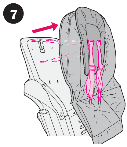 Extracci&oacute;n del coj&iacute;n del asiento - Paso 7