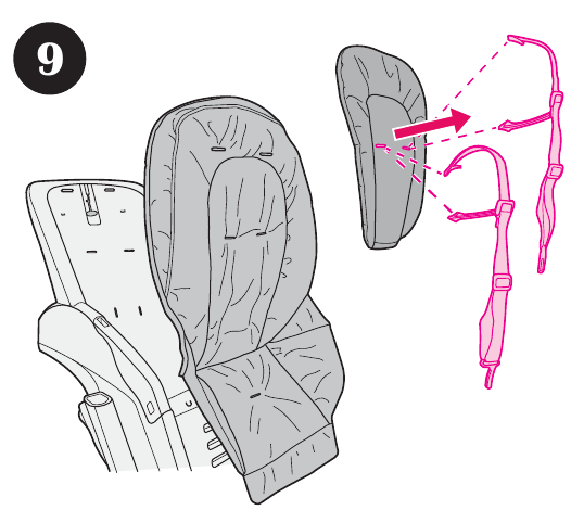 Extracci&oacute;n del coj&iacute;n del asiento - Paso 9