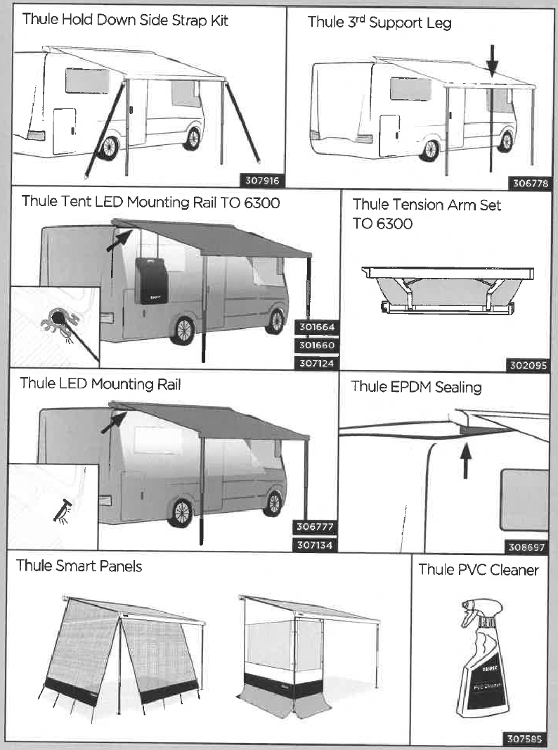 ACCESORIOS PARA TOLDOS
