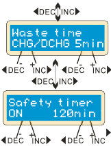Configuraci&oacute;n de usuario: retardo y temporizador de seguridad