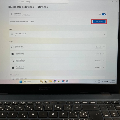 A&ntilde;adir dispositivo Bluetooth en Windows