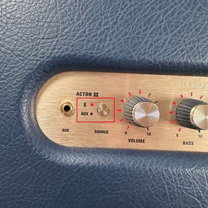 Cambio del Marshall Acton III al modo Bluetooth