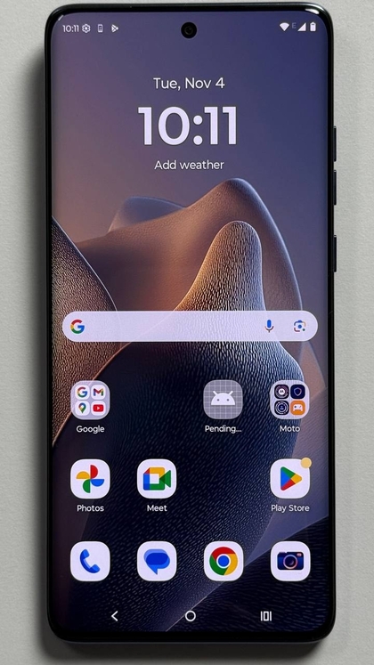 Pantalla de inicio del Motorola EDGE 60 Fusion
