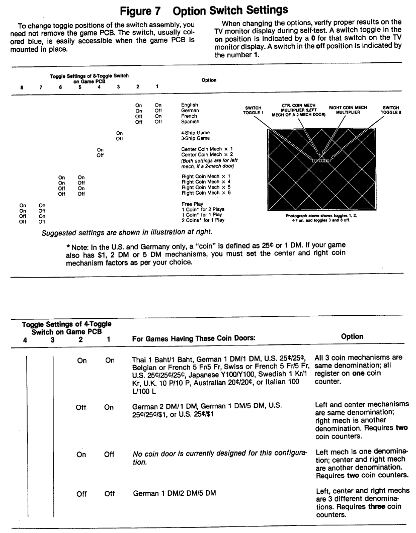 Configuraci&oacute;n del interruptor de opci&oacute;n