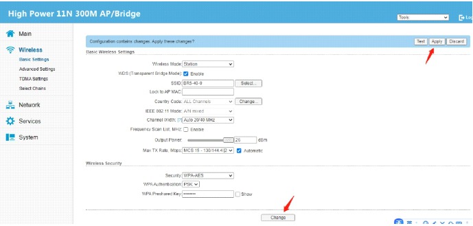 Configuraci&oacute;n del cliente (punto STA) - Paso 3
