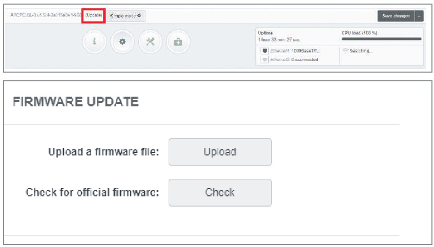 ACTUALIZACIONES DE FIRMWARE - Paso 1