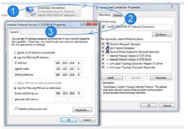 Consulte la siguiente figura y los pasos de configuraci&oacute;n - Paso 1