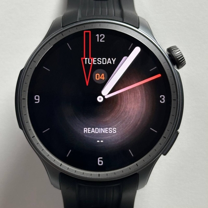 Panel r&aacute;pido en el reloj Amazfit Balance