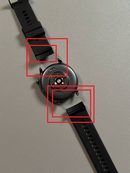Retirar la correa antigua de Amazfit Balance