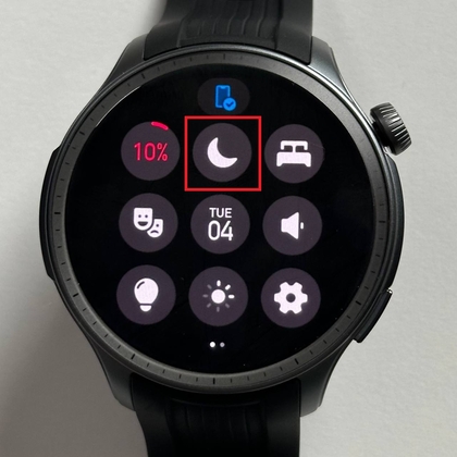 Desactivar No molestar en Amazfit Balance