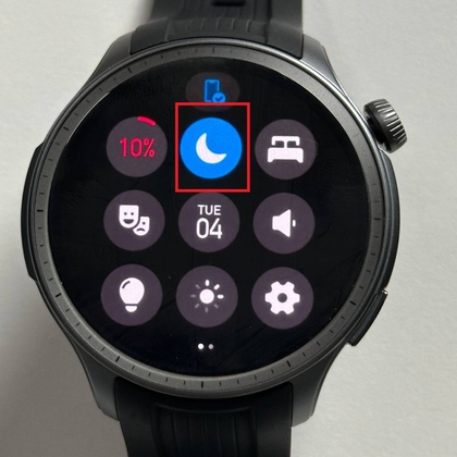 Icono de No molestar despu&eacute;s en Amazfit Balance