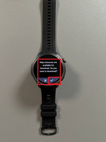 Confirmaci&oacute;n de bloqueo GPS en Amazfit Balance