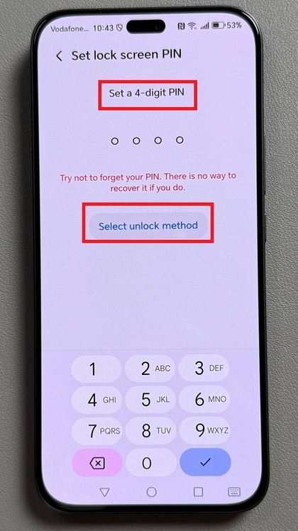 Configurar seguridad de respaldo