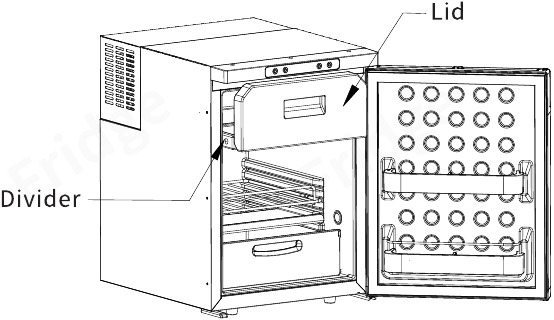 COMBINACI&Oacute;N DE COMPARTIMENTOS DE FRIGOR&Iacute;FICO/CONGELADOR