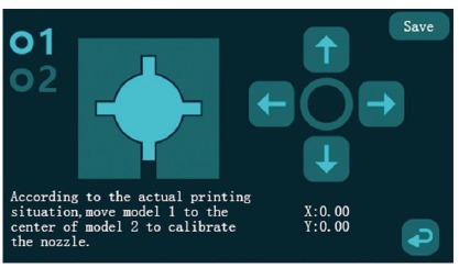 Calibraci&oacute;n del extrusor doble - Paso 5