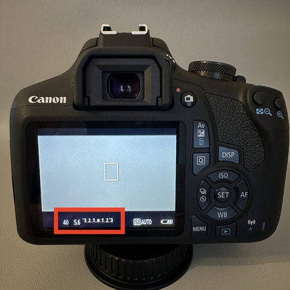 Ajuste de la velocidad de obturaci&oacute;n en la Canon EOS 2000D