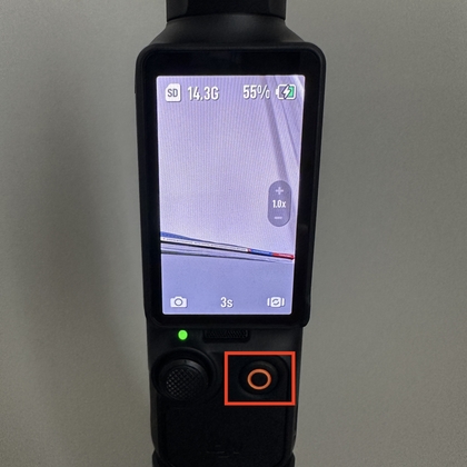 Capturando fotos con un temporizador en DJI Osmo Pocket 3