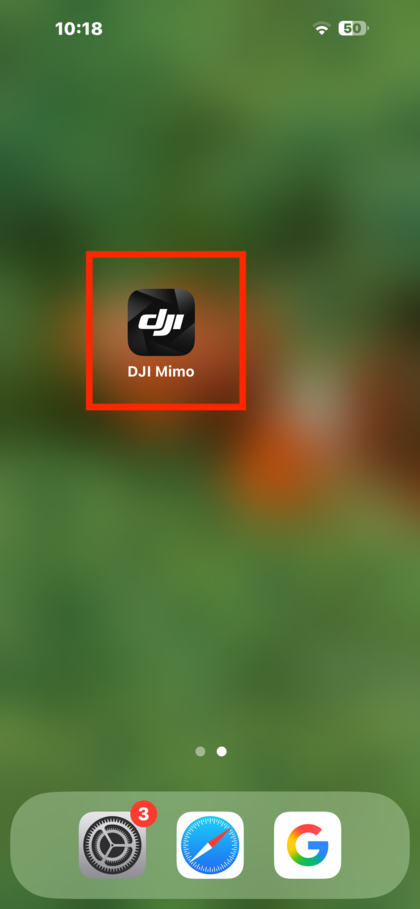 Emparejamiento de DJI Pocket 3 con un smartphone usando la aplicaci&oacute;n DJI Mimo