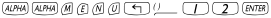 Teclas para ingresar MENU(12)