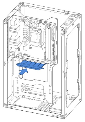 Instalar la placa base - Paso 2
