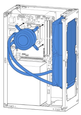 Instalar el bloque de agua