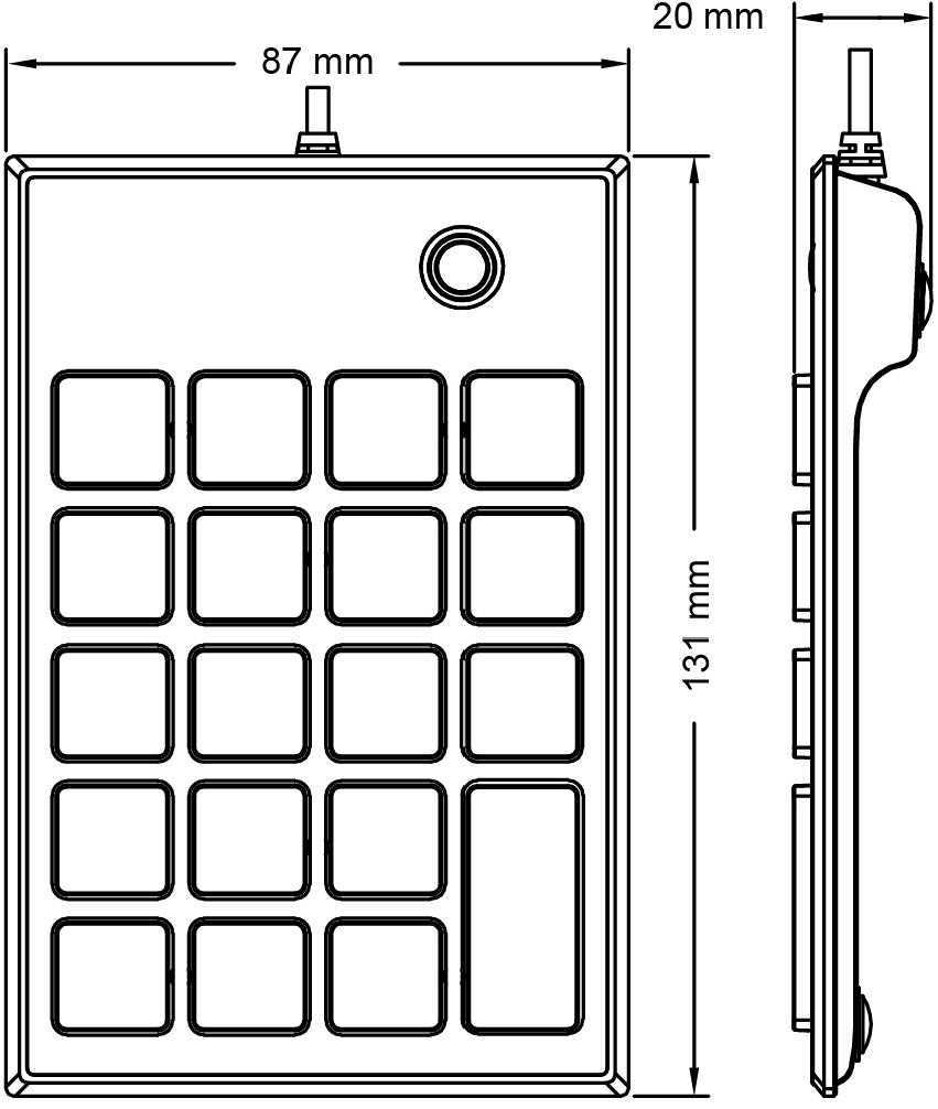 Ilustraci&oacute;n del producto - PERIPAD-202 U