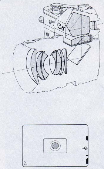 Uso del medidor de exposici&oacute;n incorporado - Paso 1