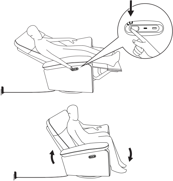 Ajuste de la tensi&oacute;n - De sill&oacute;n reclinable a silla