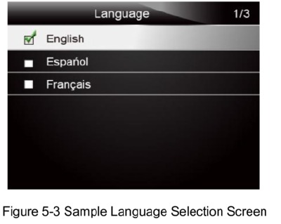 Seleccionar idioma - Paso 3