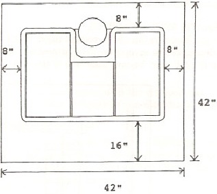 PROTECTOR DE SUELO; MATERIALES Y DISTANCIAS