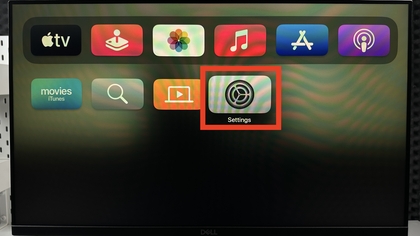Icono de ajustes del Apple TV