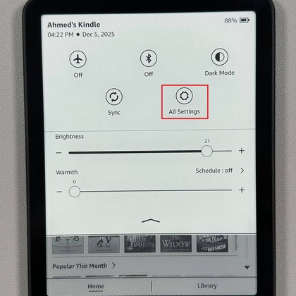 Cómo cambiar el idioma en tu Kindle Paperwhite | ManualsLib