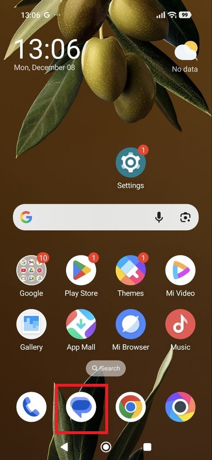 Abrir mensajes en POCO F8 Pro