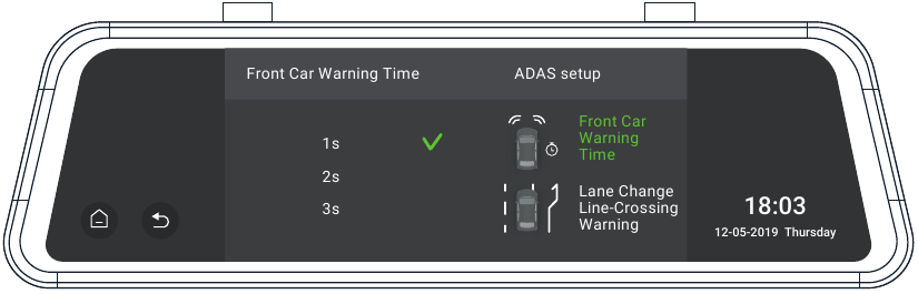 Calibraci&oacute;n ADAS - Paso 1