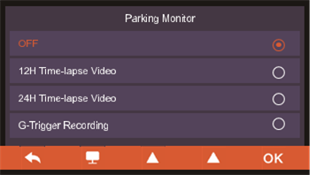Monitor de estacionamiento
